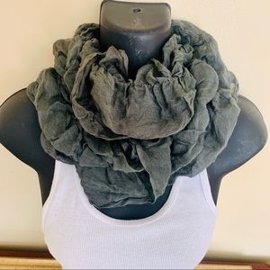 Stylish Grey Infinity Scarf